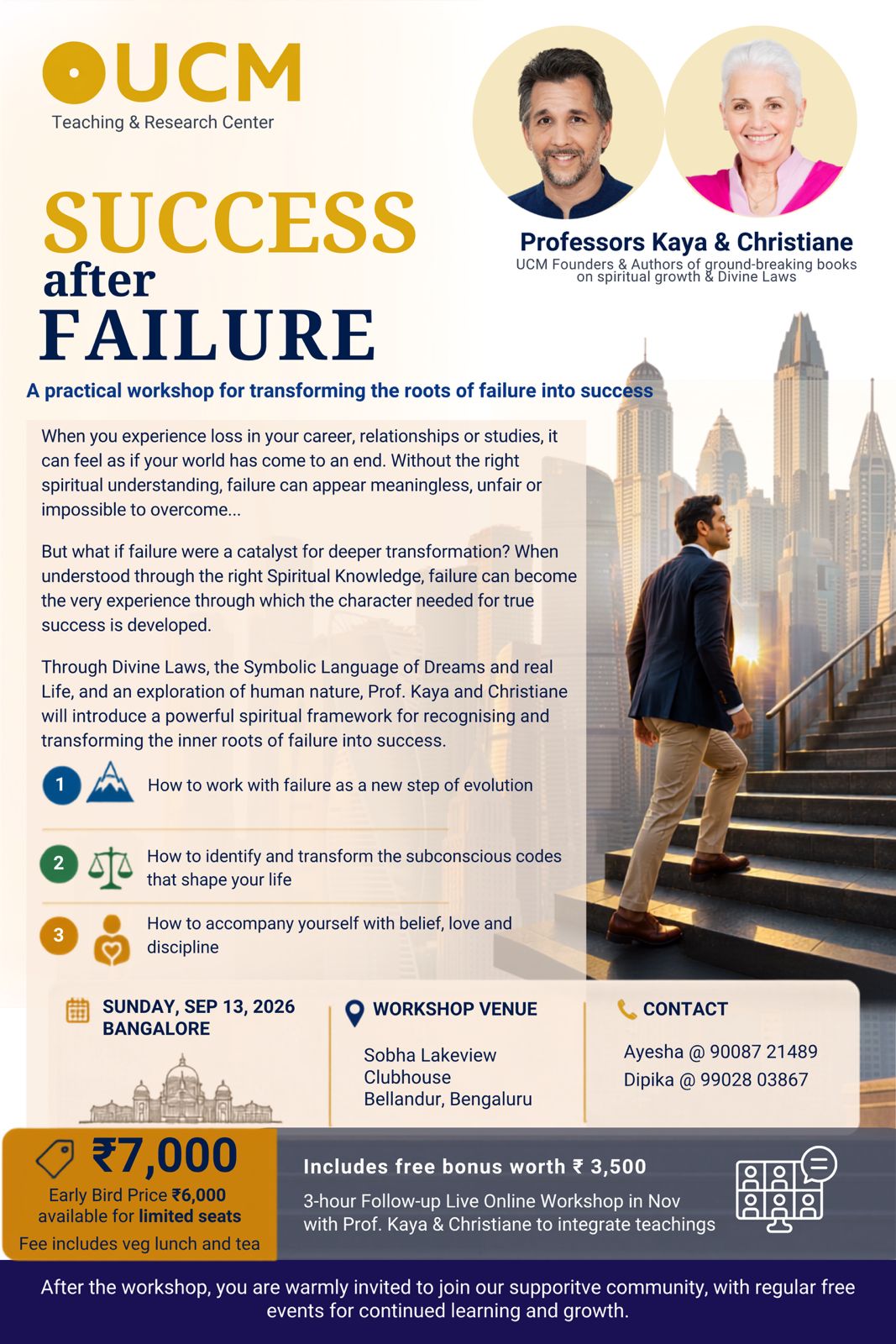 Success after Failure Workshop Bangalore